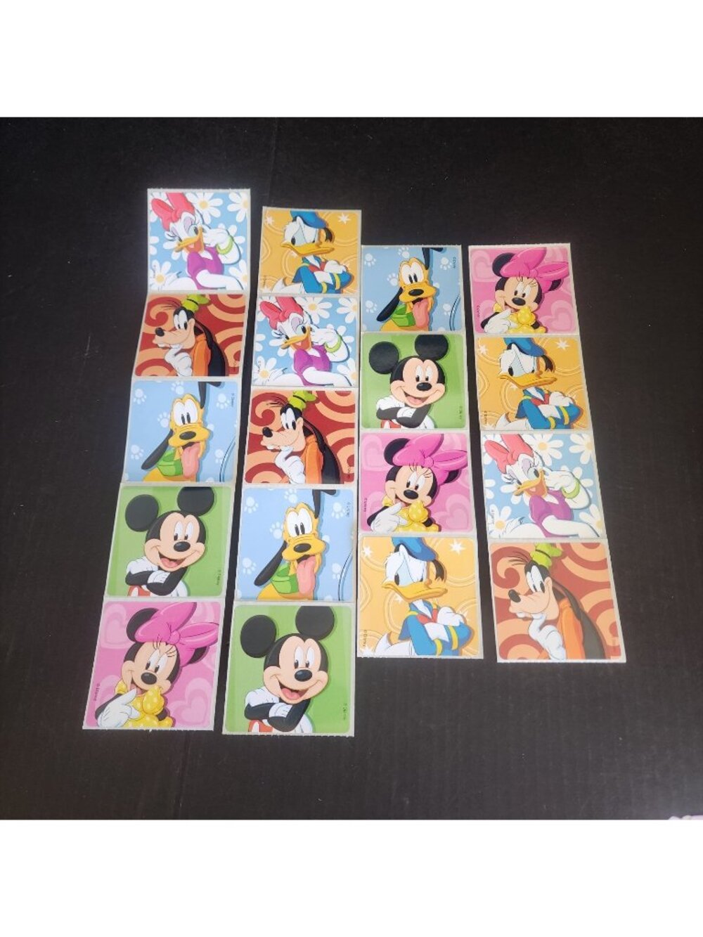 Vintage Disney Mickey & Friends Face Stickers - Sandy Lion  18count